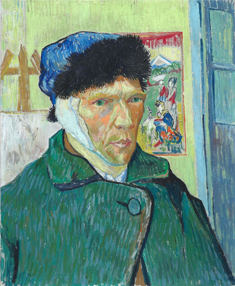 Self-Portrait With Bandaged Ear Van Gogh Oil Painting